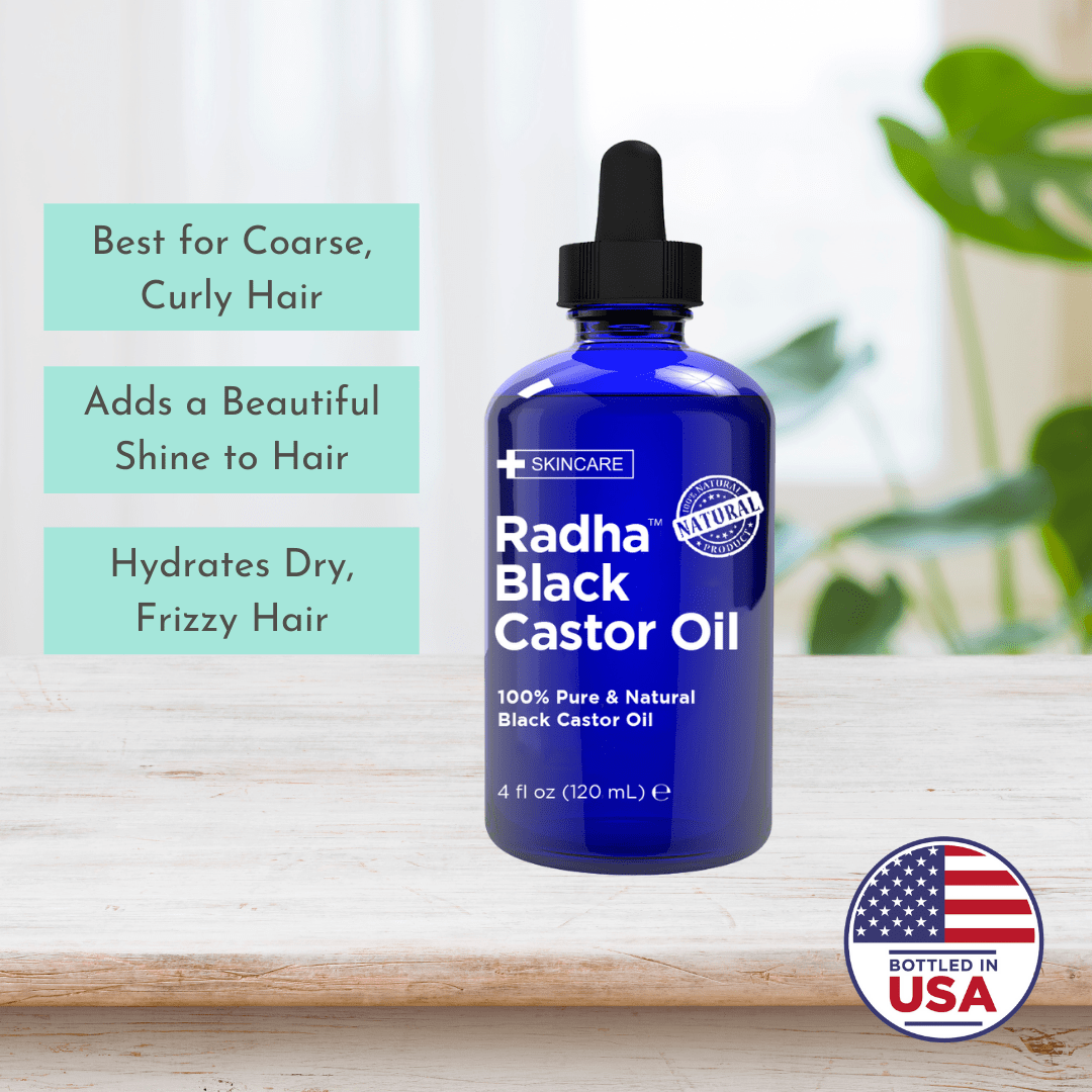 Radha Beauty 100% Pure Black Castor Oil