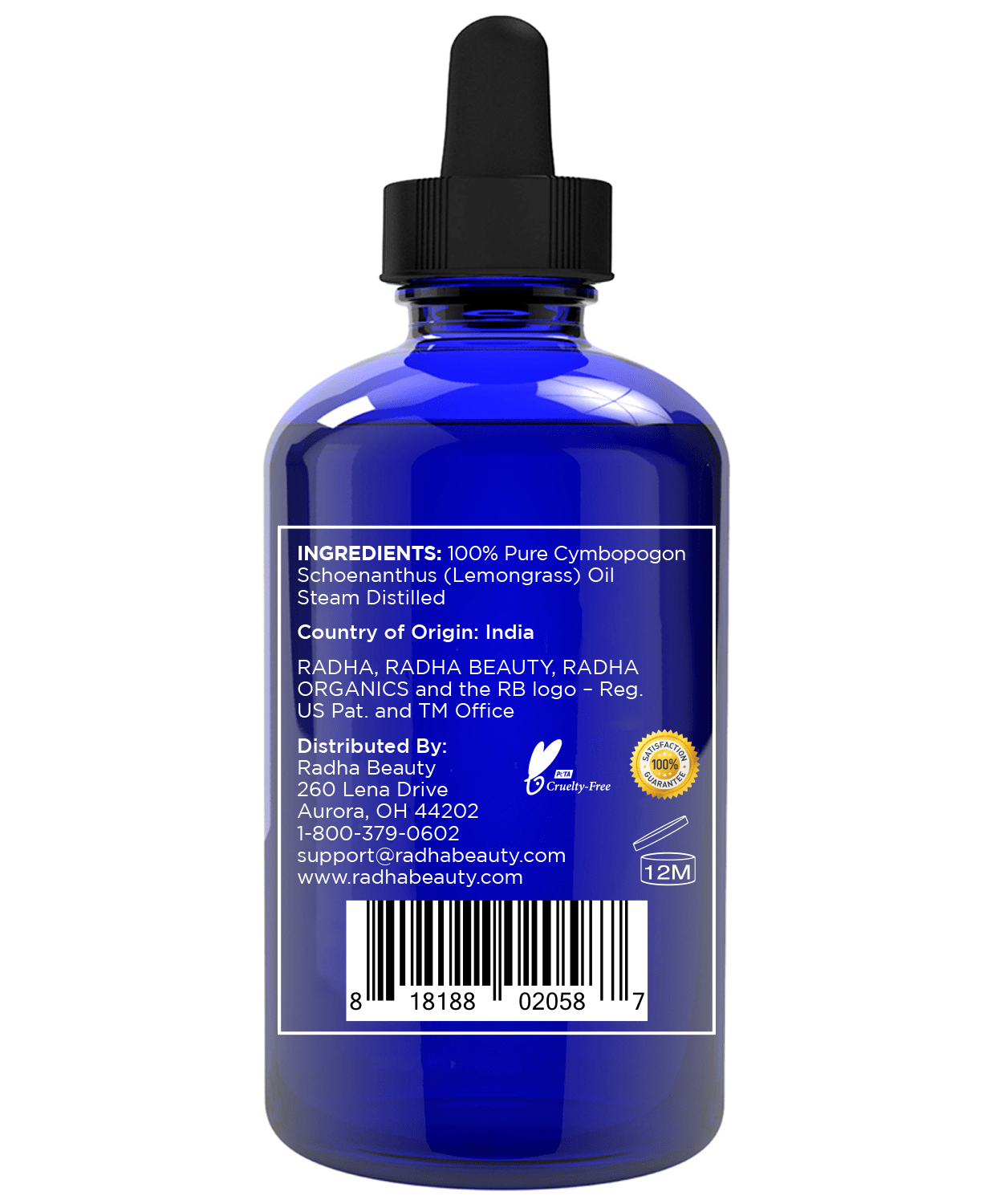 Radha Beauty 100% Pure Lemongrass Oil