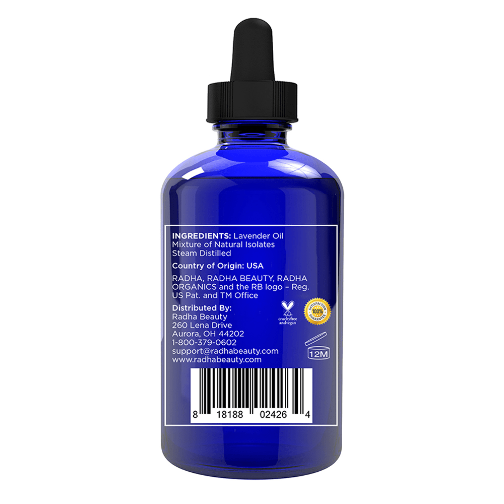 Radha Beauty Premium Therapeutic Grade Lavender Oil