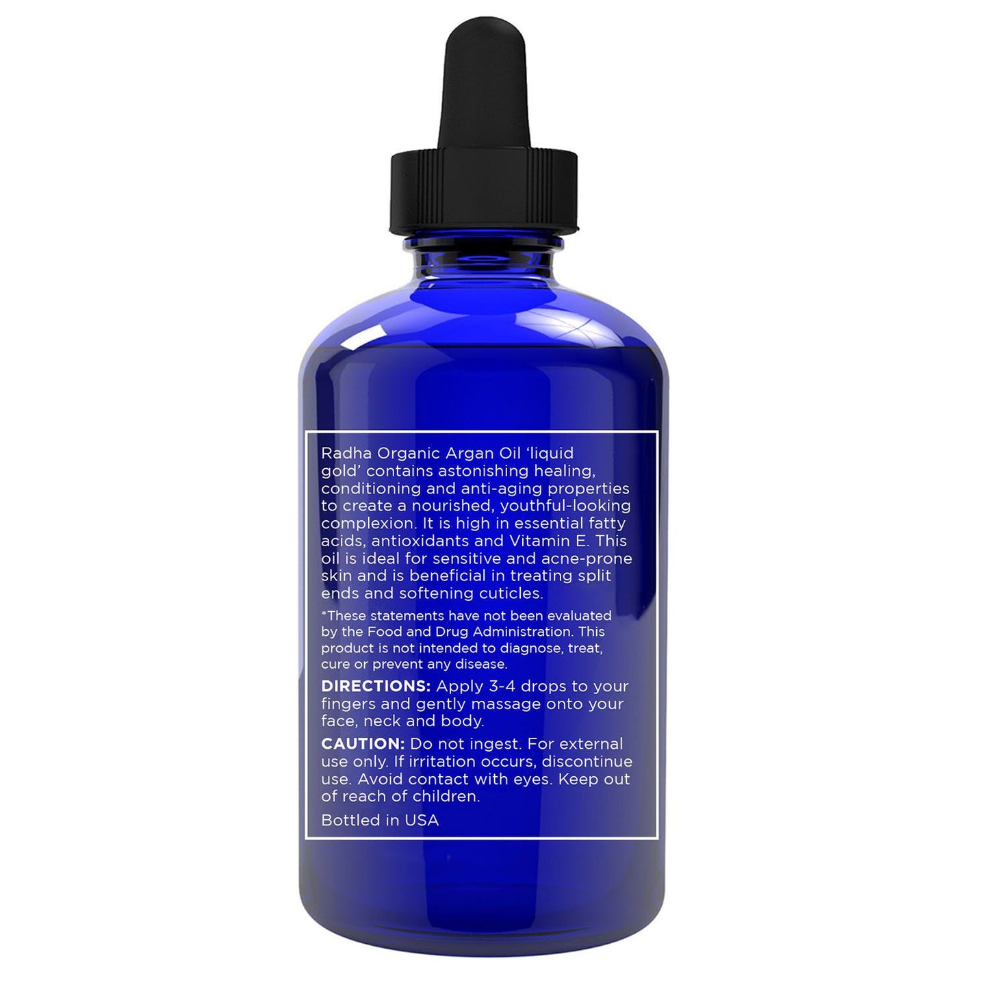 Radha Beauty USDA Organic 100% Pure Argan Oil