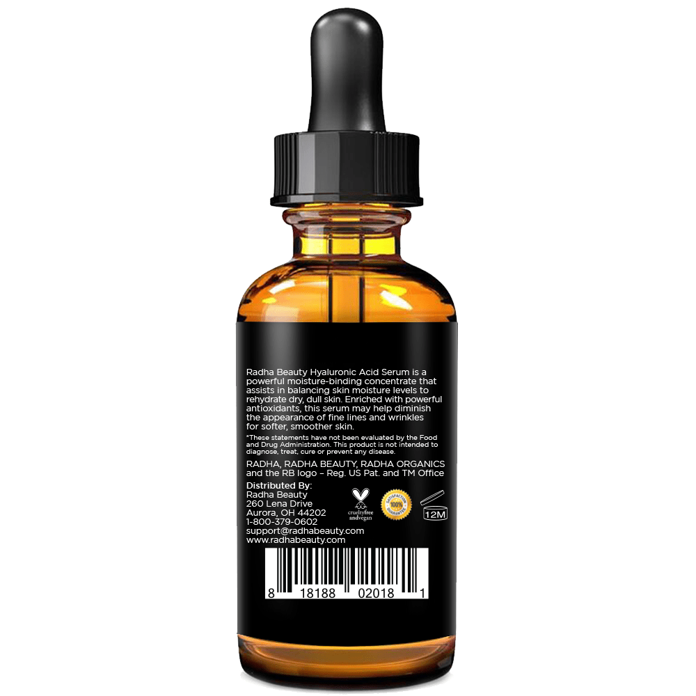 Radha Beauty Hyaluronic Acid Serum 2oz