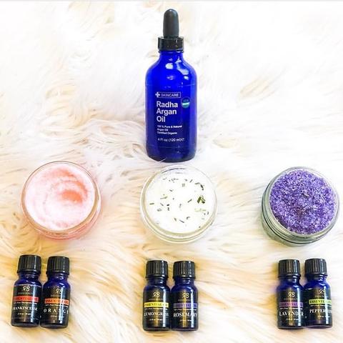 Lavender Lemongrass Sugar Scrub DIY