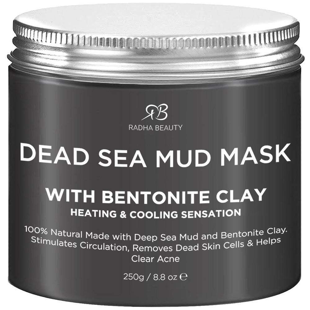 Dead Sea Mud Mask (Bentonite Clay) Radha Beauty