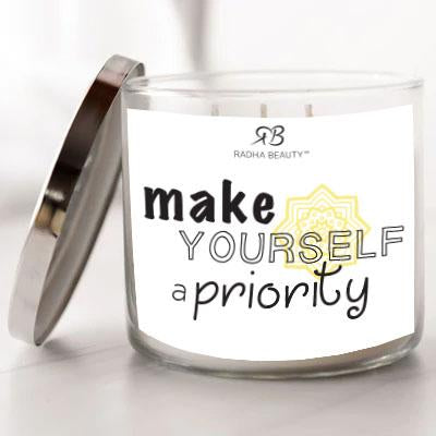 Radha Beauty Make Yourself a Priority - Scented Candle