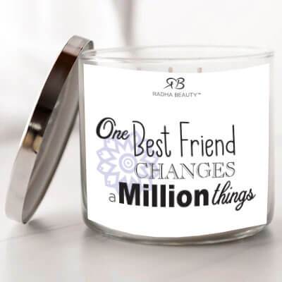 Radha Beauty One Best Friend Changes a Million Things - Scented Candle