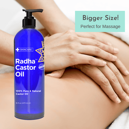 Radha Beauty 100% Pure Castor Oil 16oz