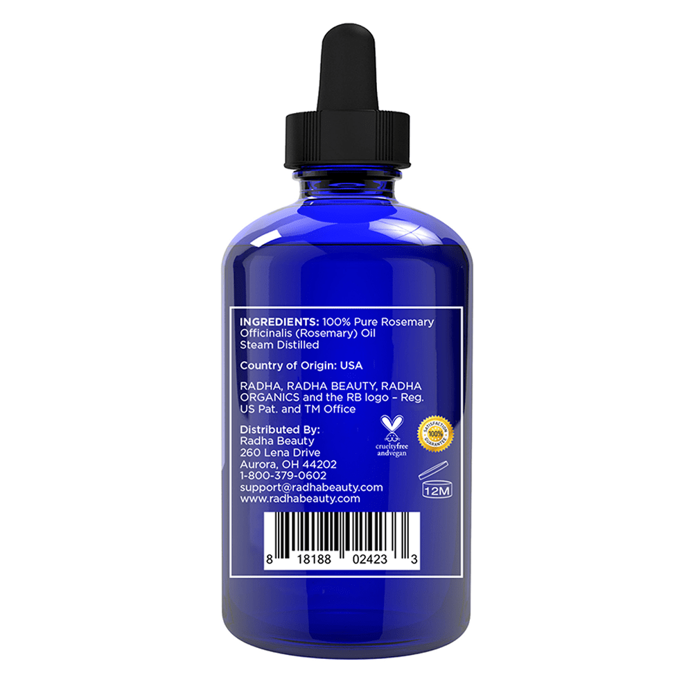 100% Pure Rosemary Essential Oil | Radha Beauty