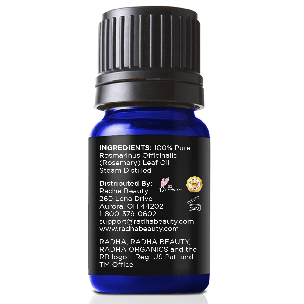 100% Pure Rosemary Essential Oil | Radha Beauty