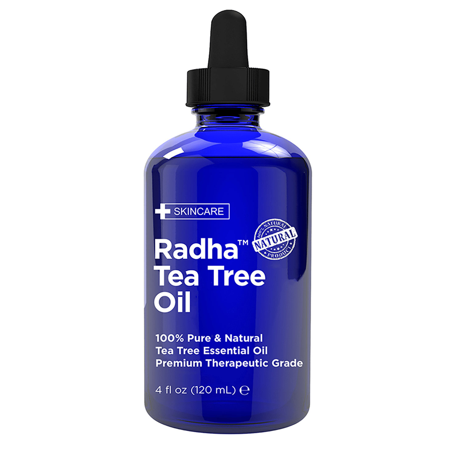 100% Pure Tea Tree Essential Oil - Radha Beauty