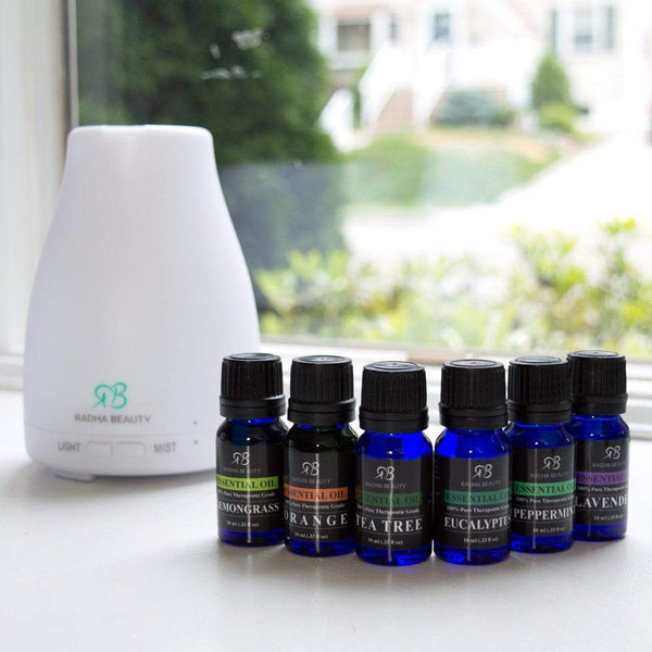 Best Selling Set of 6 Essential Oils & Diffuser Set