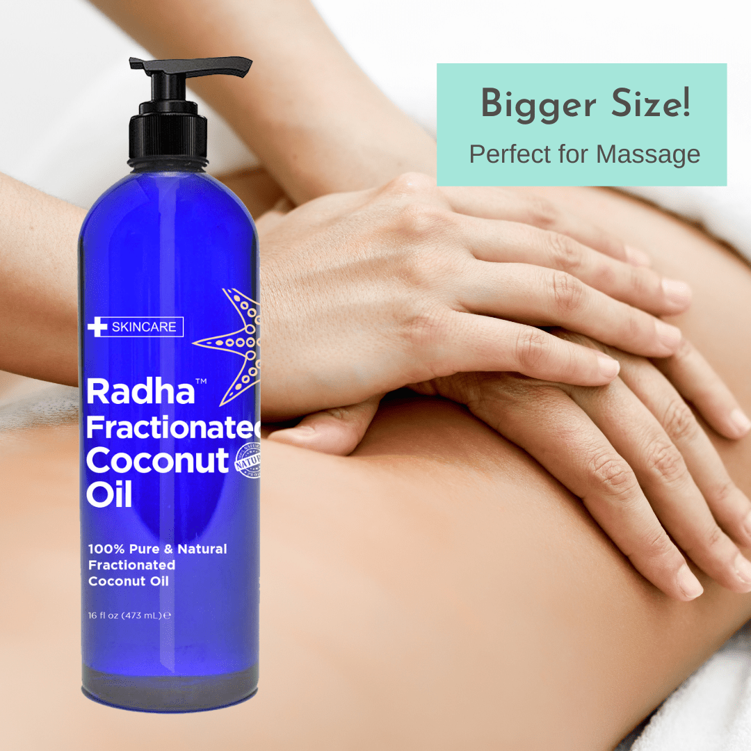 100% Pure Fractionated Coconut Oil | Radha Beauty