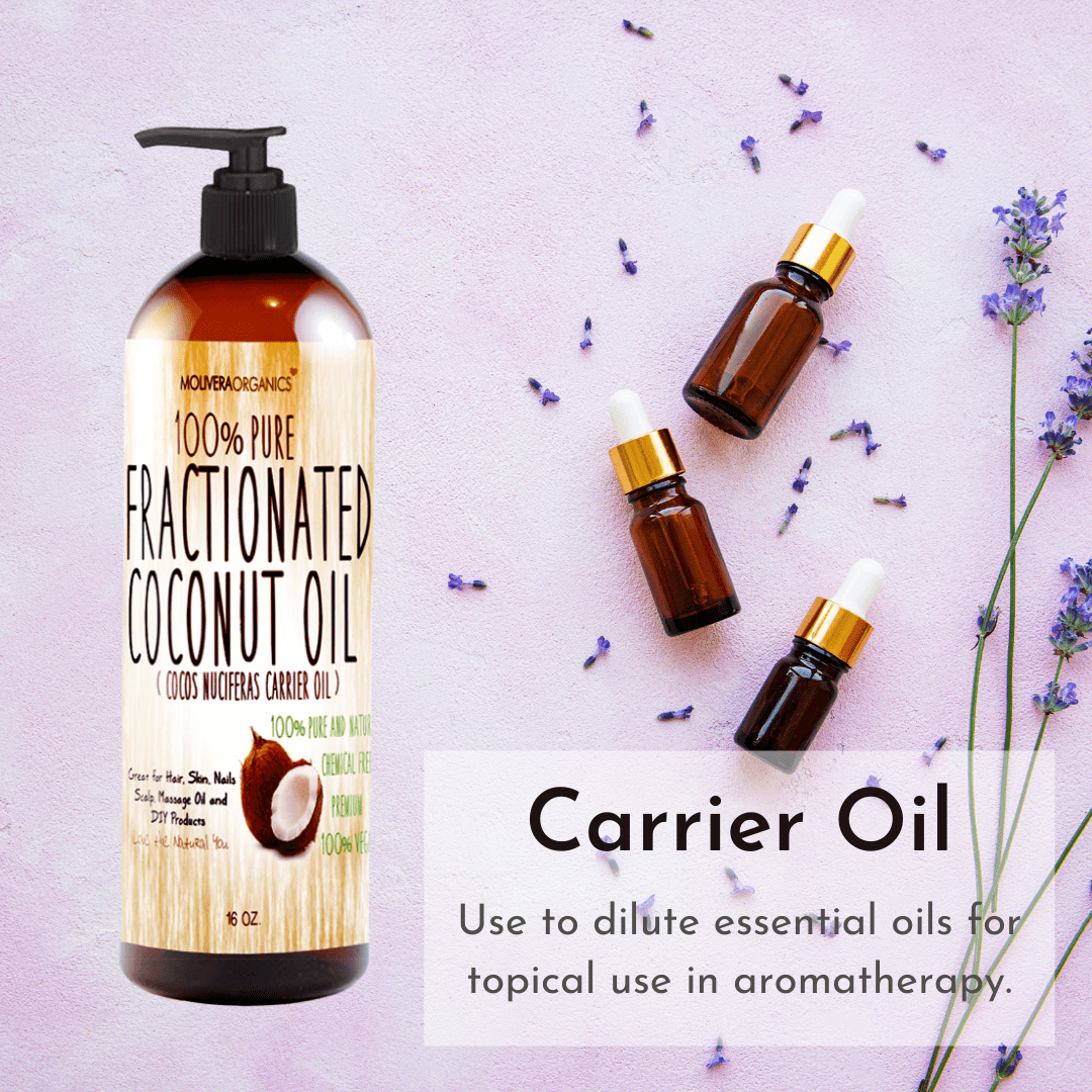 Radha Beauty Molivera Organics Fractionated Coconut Oil