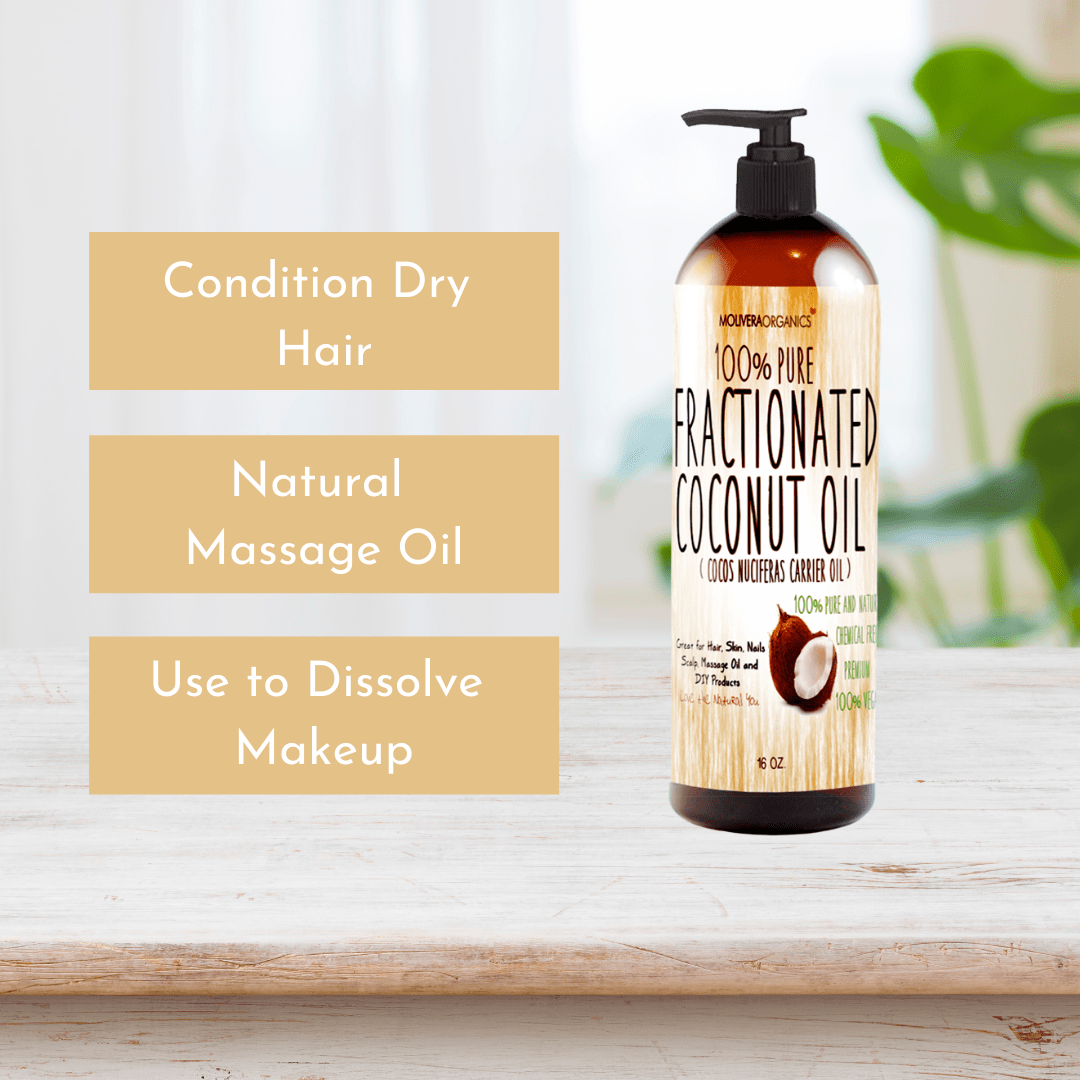 Radha Beauty Molivera Organics Fractionated Coconut Oil