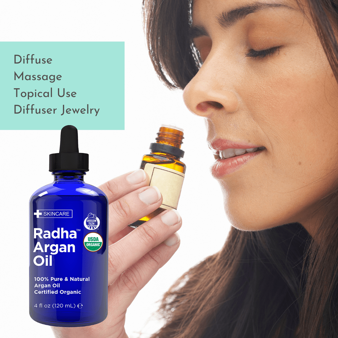 Radha Beauty USDA Organic 100% Pure Argan Oil