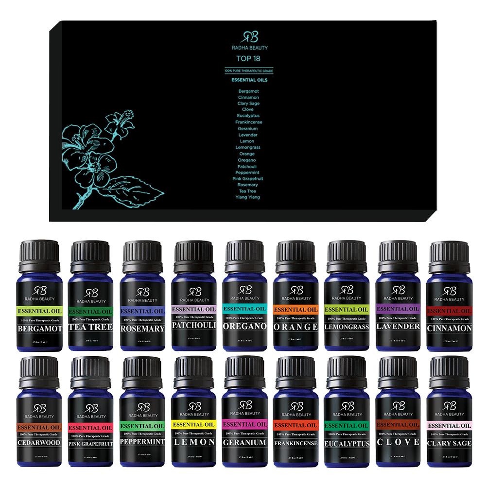 Essential Oils Set, 20 Packs 10Ml OTU Essential Oils Gift Set for Diffuser,  Massage, Custom Candles, Baths, 100% Pure Natural Organic Aromatherapy Oil  Sets, Essential Oils for Diffusers for Home