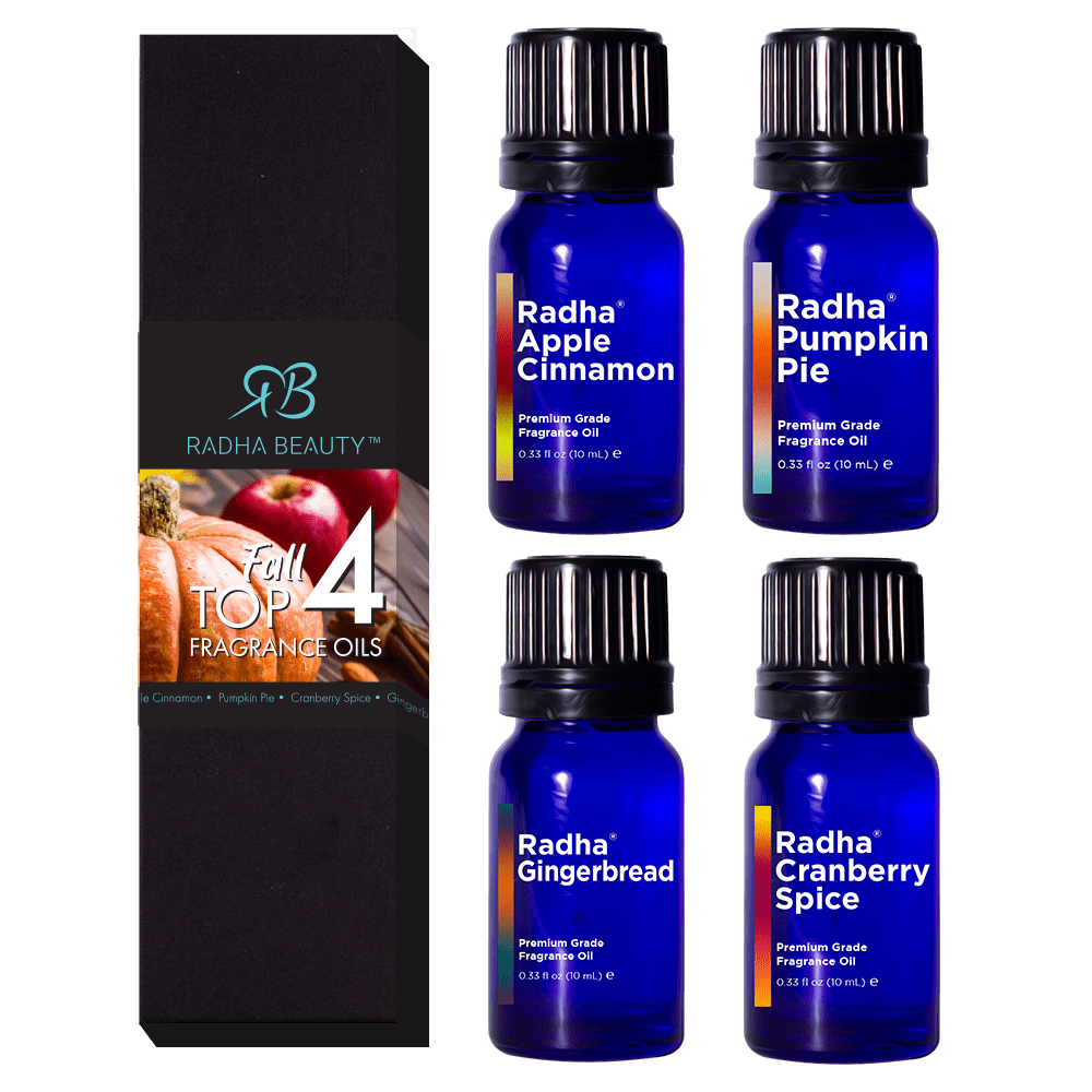 Radha Beauty Fall Aromatherapy Top 4 Oil Set