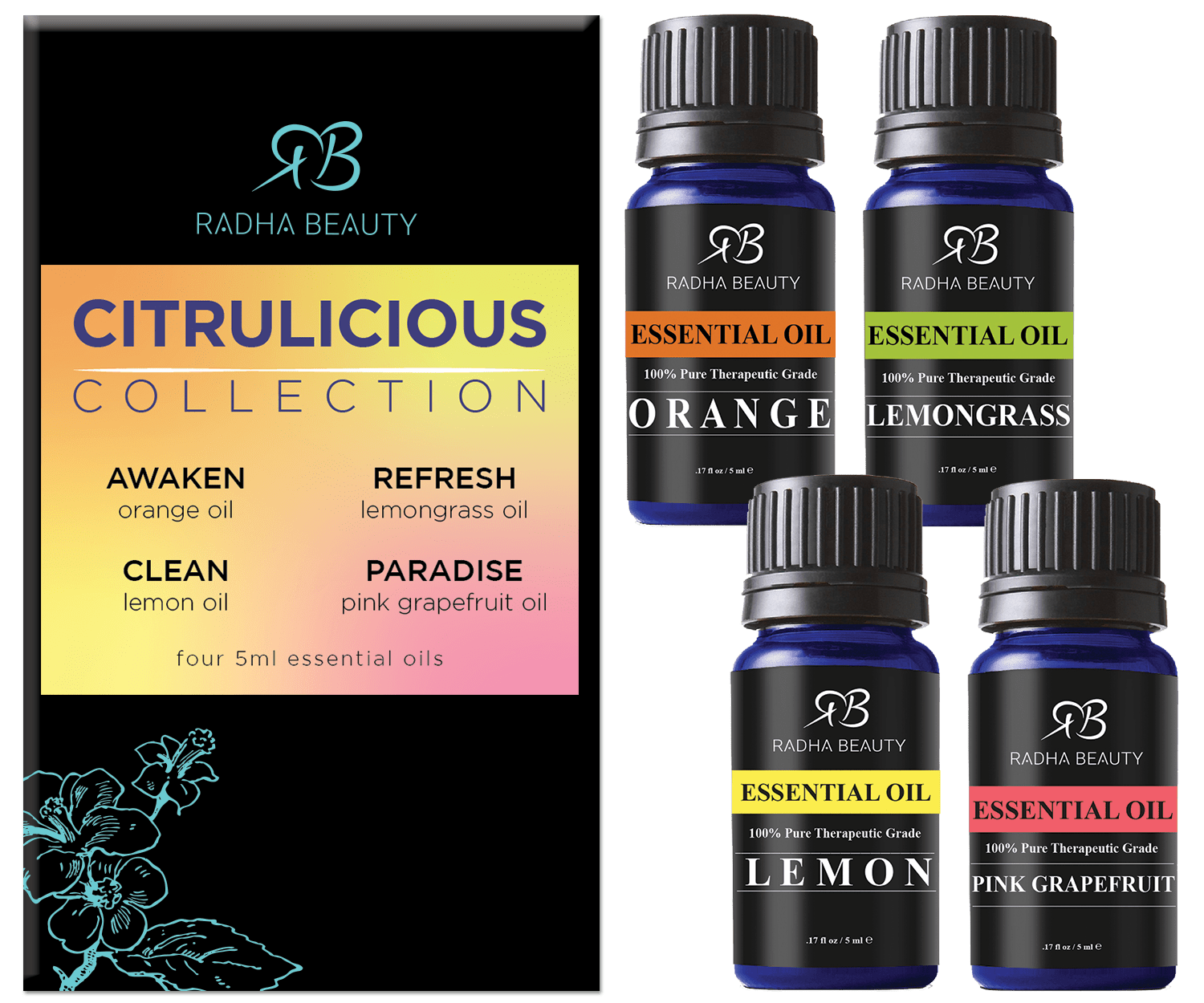 Radha Beauty Try It Top 4 Essential Oil Collections