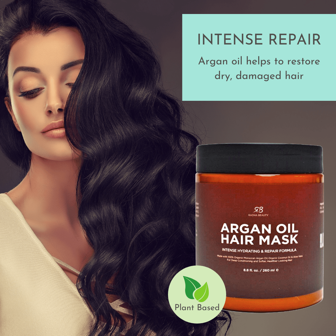 Inoar – Argan Oil Hair Mask - Deep Conditioning, Moisturizing  Essential Oil Hair Mask, Frizz Control, Vegan Hair Product, Adds Shine to  Curly Hair in Men and Women (8.05 Ounces/240 Milliliters) 