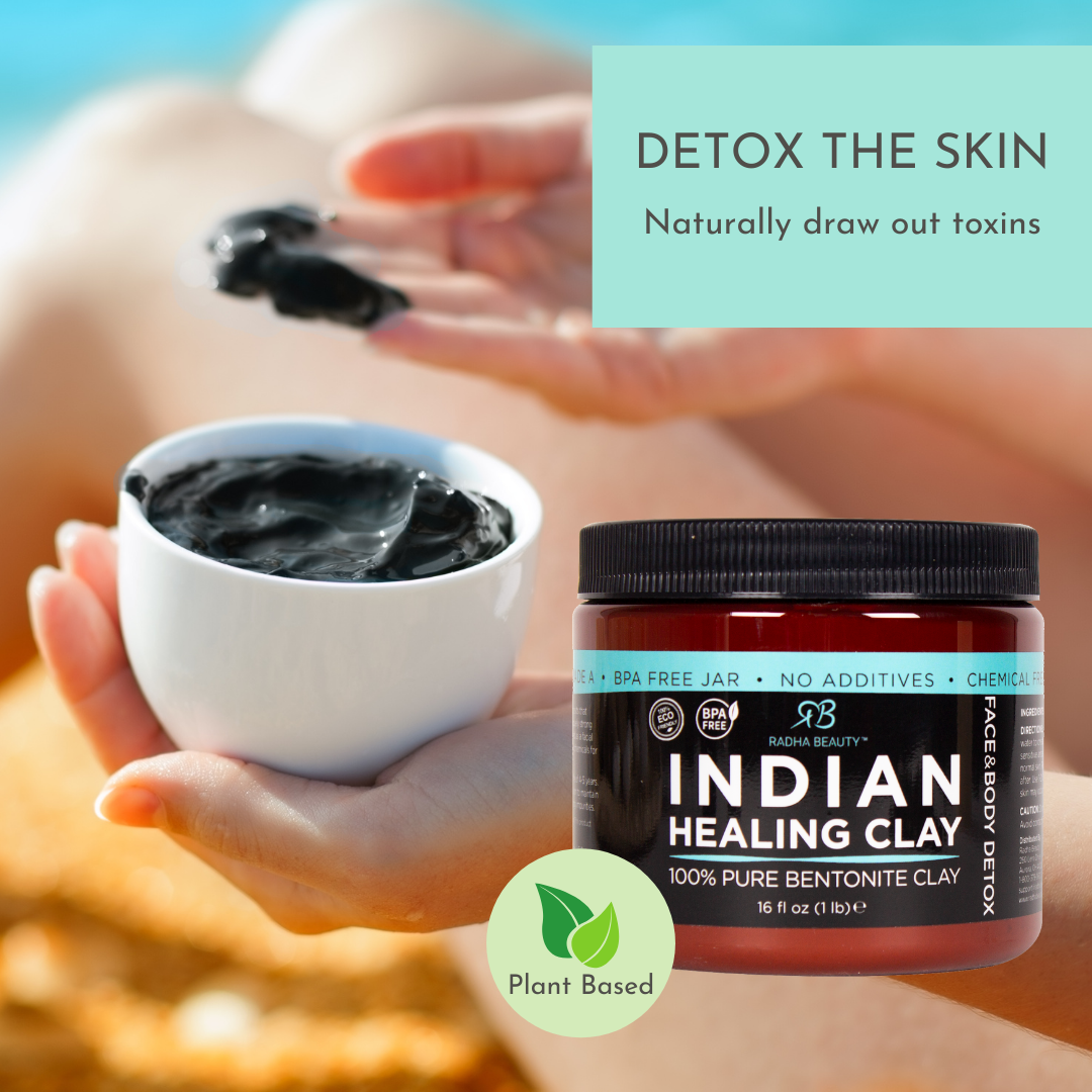 Buy MAJESTIC PURE Bentonite Clay - Indian Healing Clay - Deep Pore  Cleansing Mask - Clay Mask for Face, Hair, Acne, Detoxify and Skin Care -  Sodium Bentonite Powder - Facial Mask