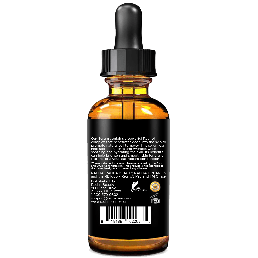 Radha Beauty Retinol Serum - 2oz