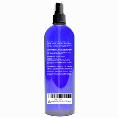Radha Beauty USDA Organic Moroccan Rose Water Toner
